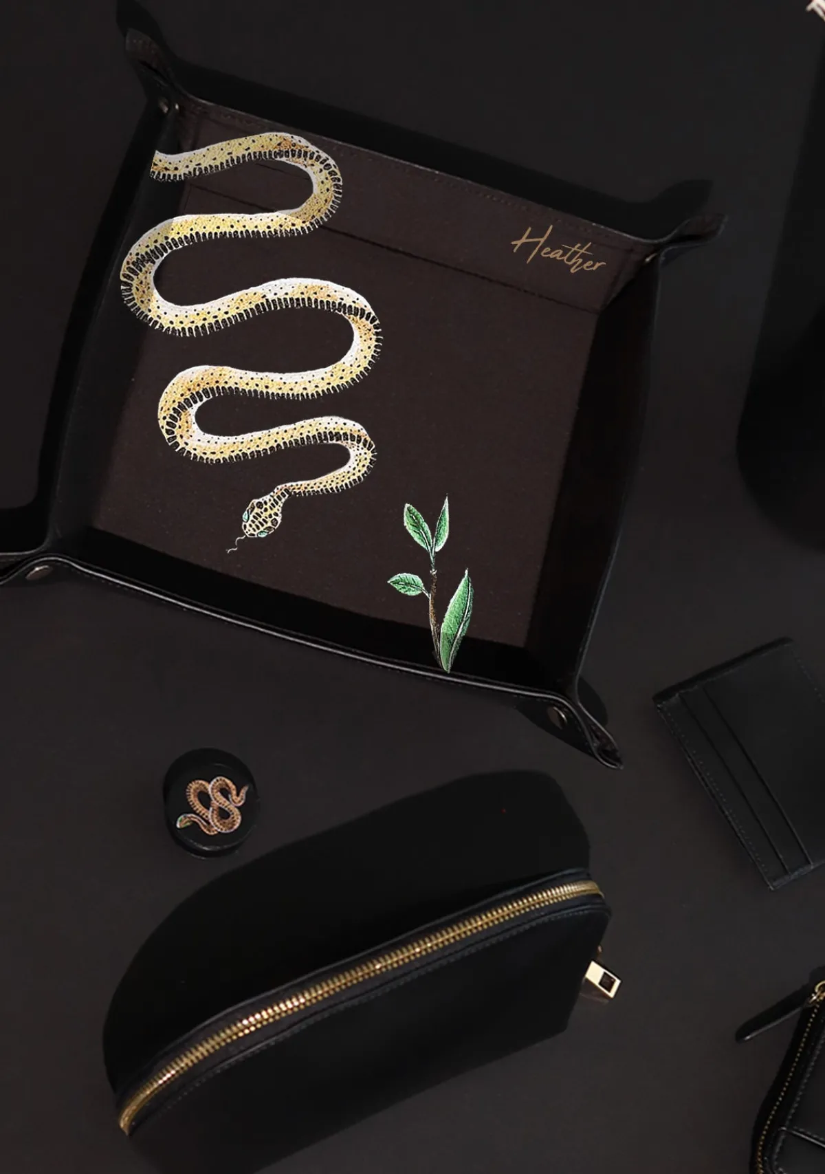 Shop Alepel Serpent Black Tray